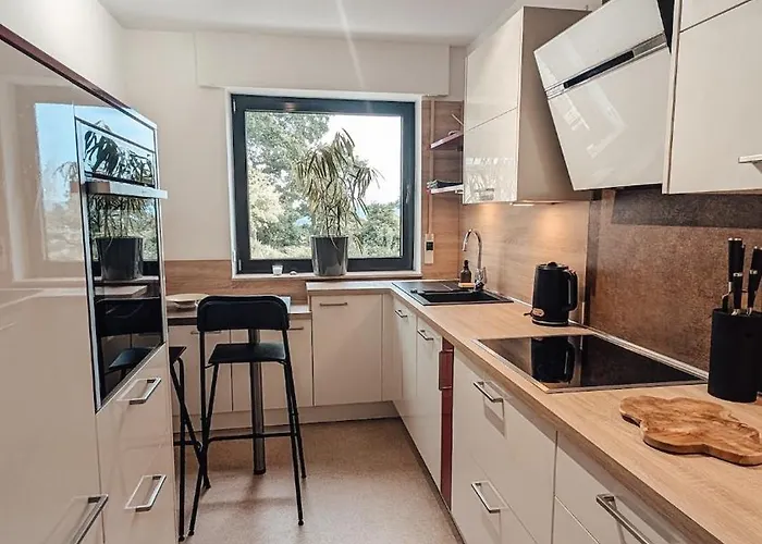 公寓 Ruhige Mit Ausblick 埃克斯特塔尔